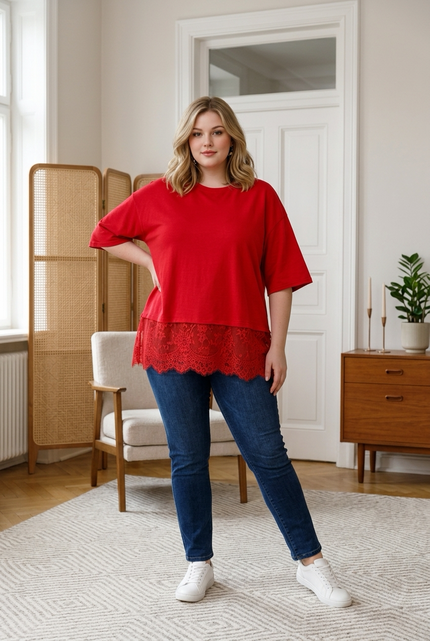 t-shirt dentelle – Image 2